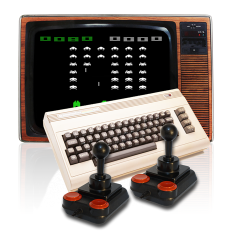 Commodore C64 mit Röhrenbildschirm